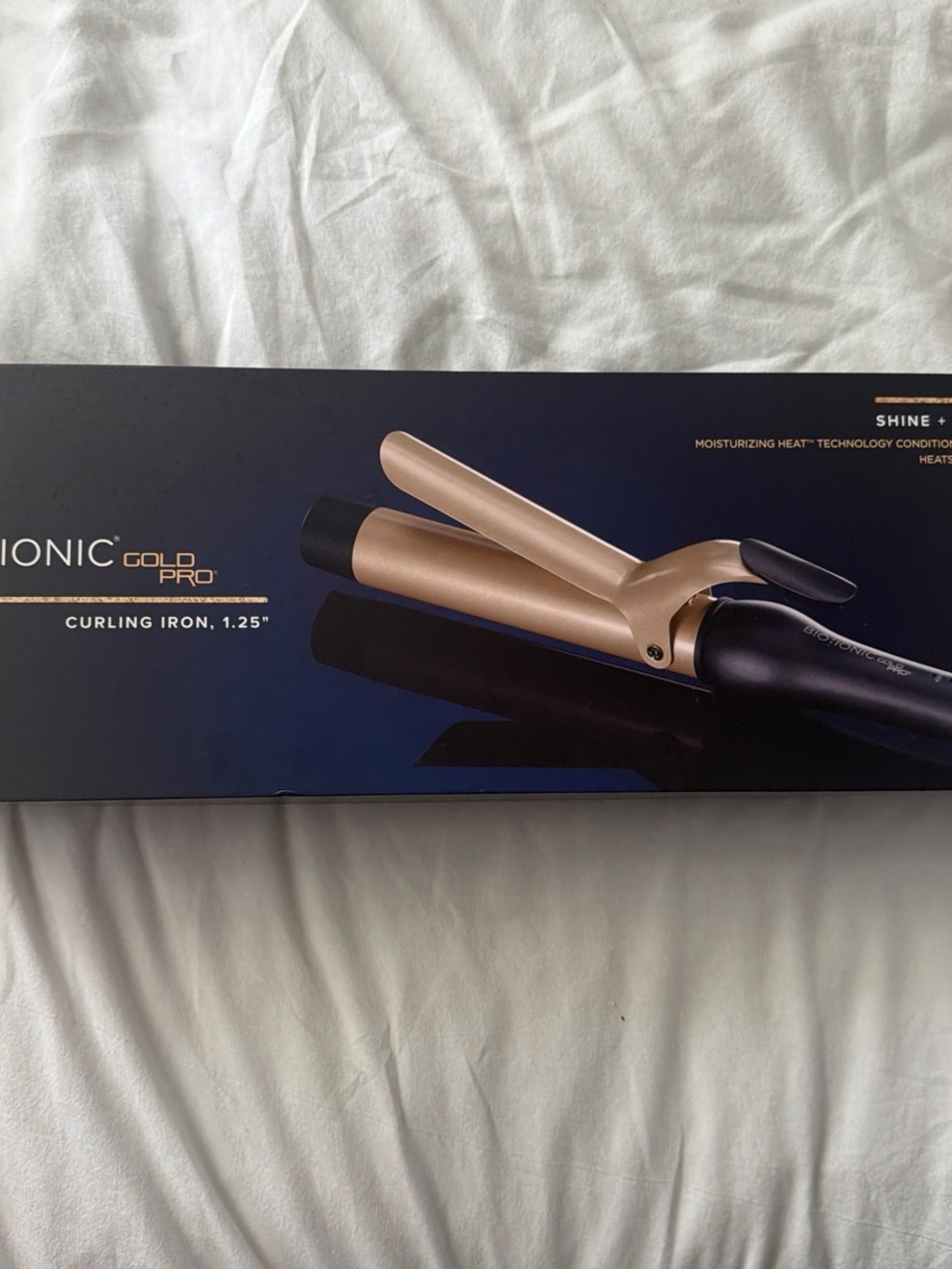 Bio Ionic Gold Pro 1.25" Curling Iron - Rose Gold/Black